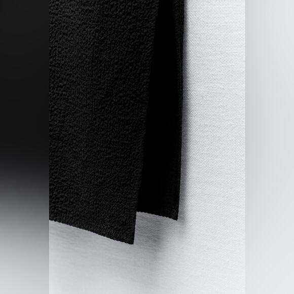 Zara Black HALTER NECK MIDI DRESS Size Extra Large XL - Picture 7 of 12